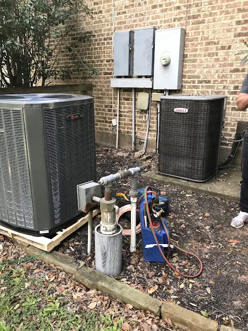 J. Tullos Services air conditioning work, job 9