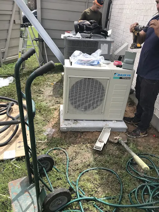 J. Tullos Services air conditioning work, job 10