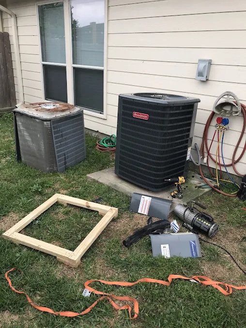 J. Tullos Services air conditioning work, job 40