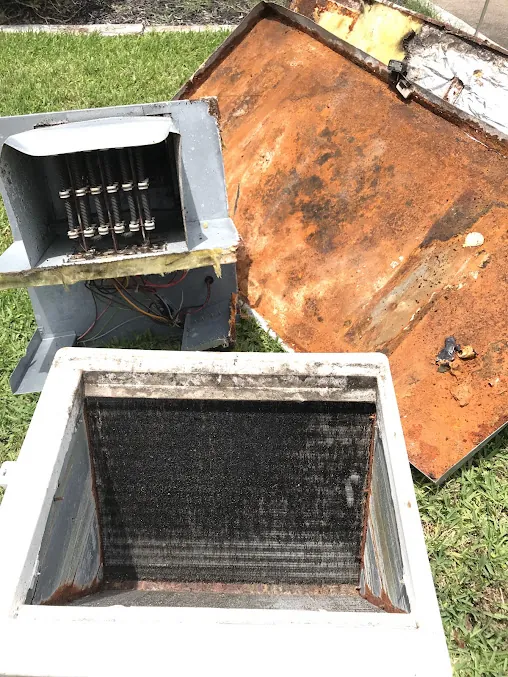 J. Tullos Services air conditioning work, job 45