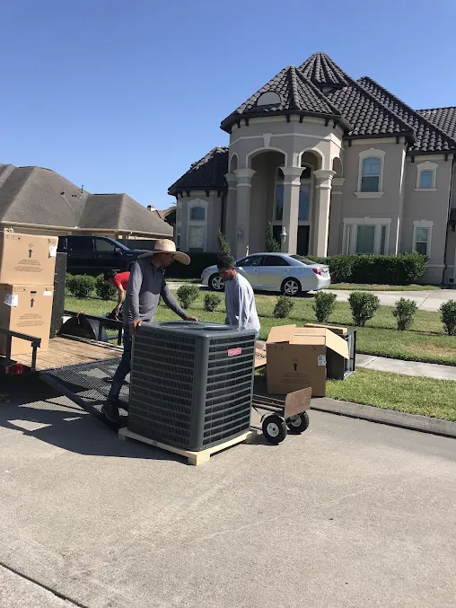 J. Tullos Services air conditioning work, job 62