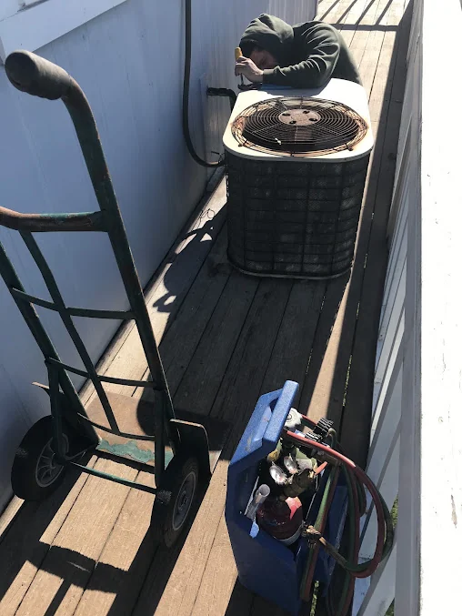 J. Tullos Services air conditioning work, job 69