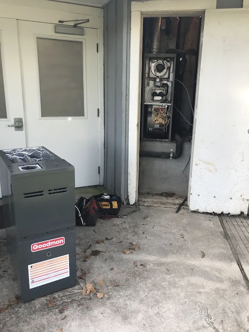 J. Tullos Services air conditioning work, job 71