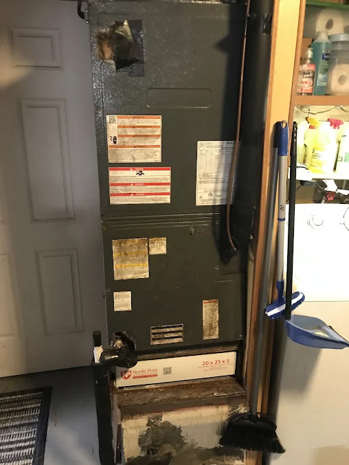J. Tullos Services air conditioning work, job 74